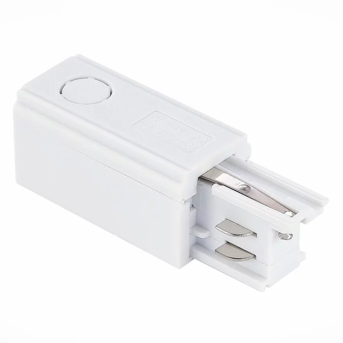 ST030.509.10L Левый Токоподвод для трехфазного шинопровода ST-Luce Белый