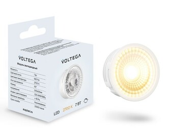 VOLTEGA Светодиодный модуль 7W 2700K DIM 60° (7204)