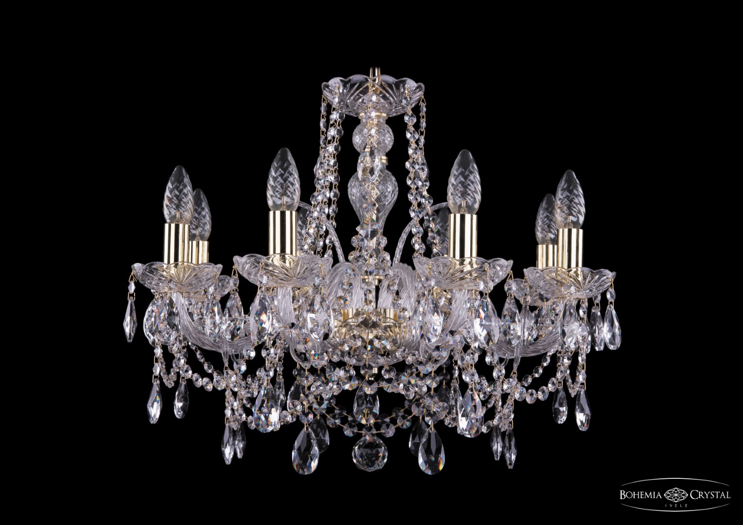 Люстра BOHEMIA IVELE 1411/8/195 G