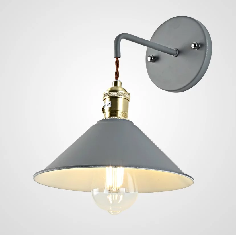 Бра С Подвесным Плафоном Braid Wall Gray By Imperiumloft