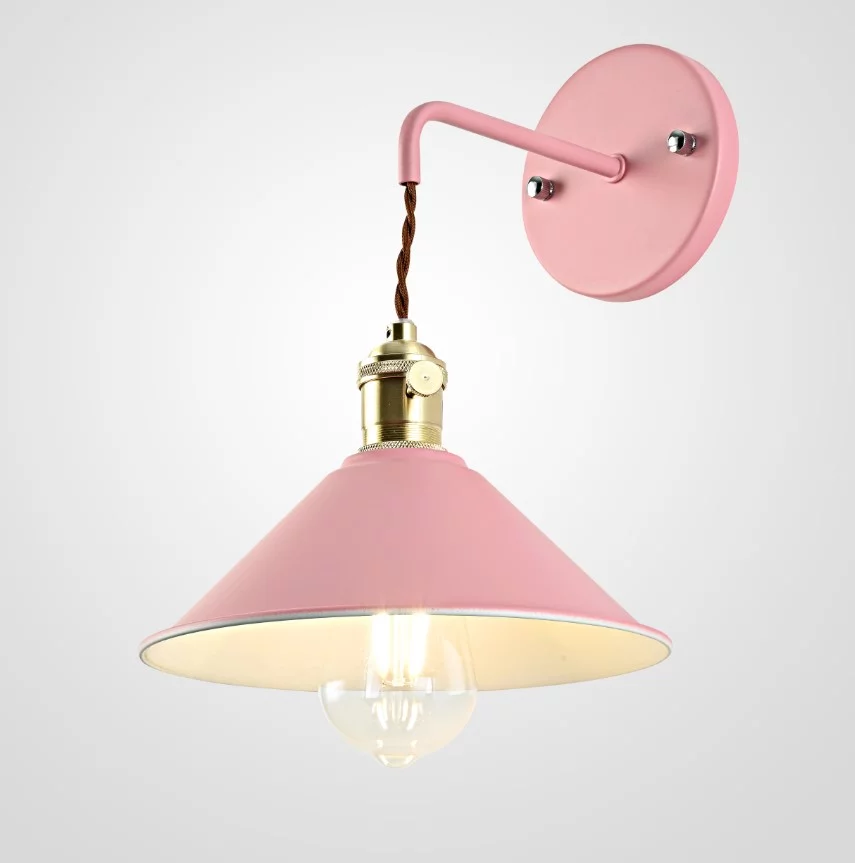 Бра С Подвесным Плафоном Braid Wall Pink By Imperiumloft