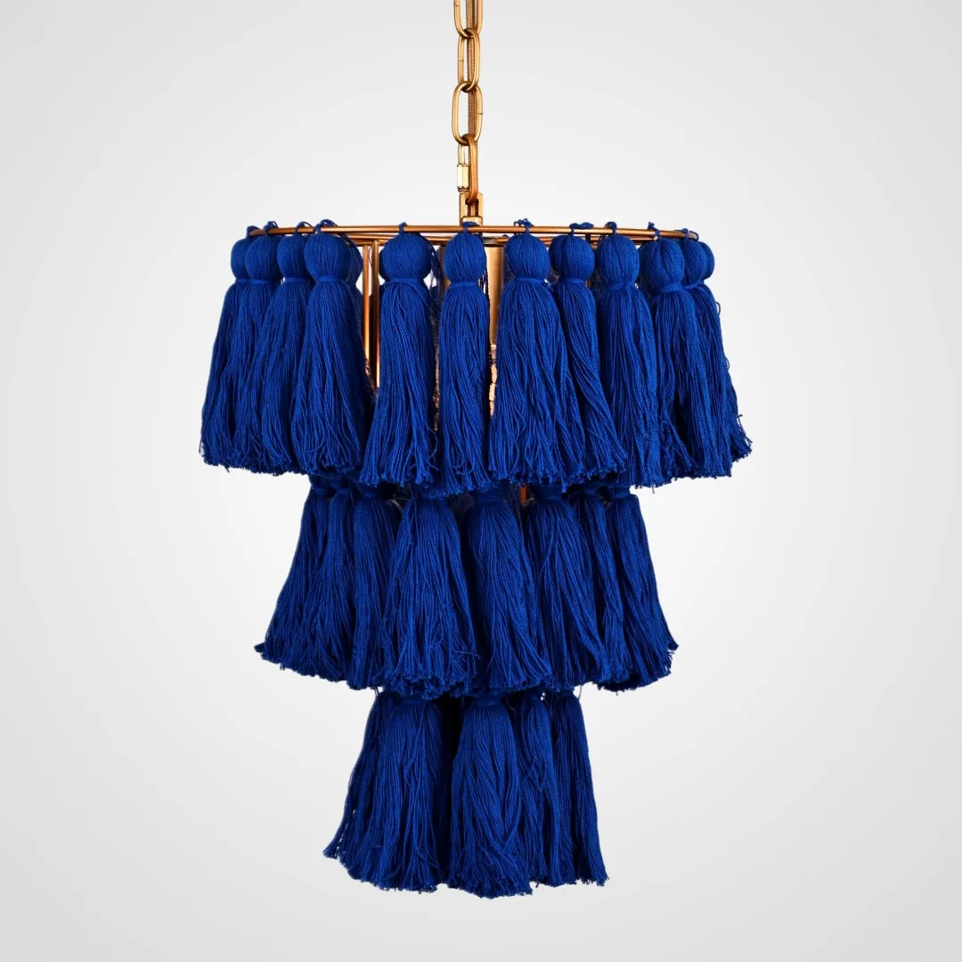 Подвесной Светильник Tassel Синий By Imperiumloft