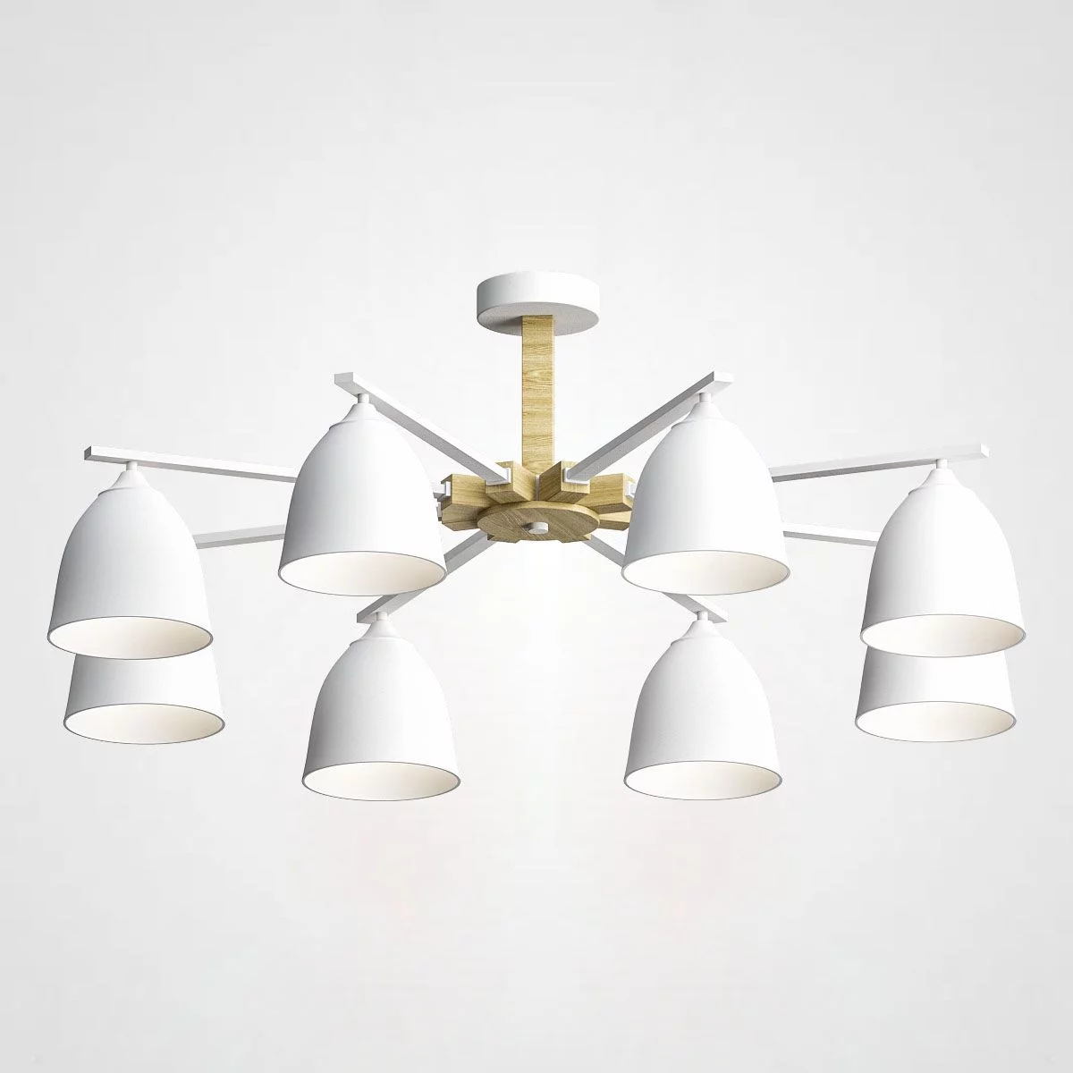 Потолочная Люстра Noa 8 White By Imperiumloft By Imperiumloft