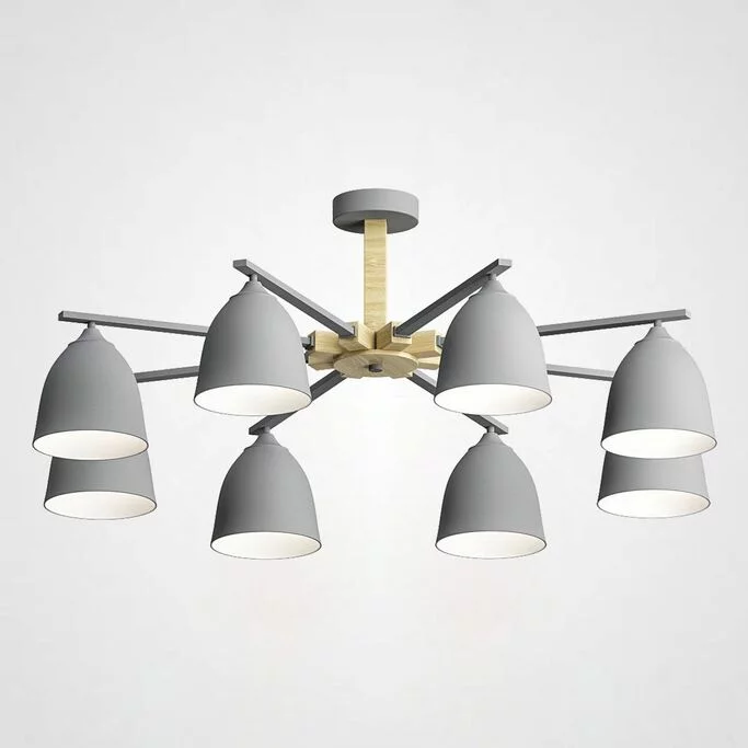 Потолочная Люстра Noa 8 Gray By Imperiumloft By Imperiumloft