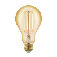 EGLO Лампа светодиодная филаментная диммируемая A75, 4W (E27), 1700K, 320lm, золотая