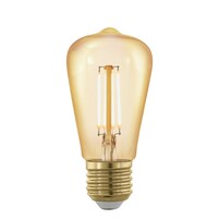 EGLO Лампа светодиодная филаментная диммируемая ST48, 4W (E27), 1700K, 320lm, золотая