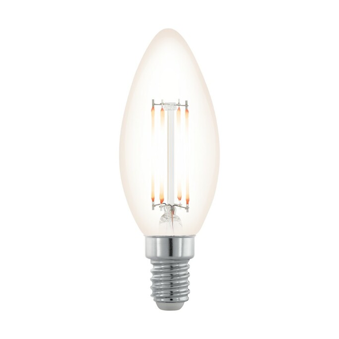 EGLO Лампа светодиодная филаментная диммируемая "Северное сияние"Свеча", 3,5W (E14), 2200K, 390lm,