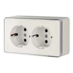 Werkel W5072103  Розетка двойная с заземлением Gallant (слоновая кость)