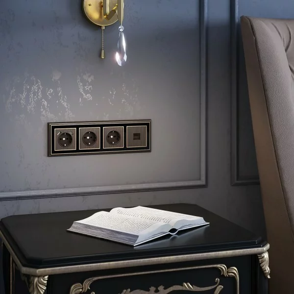 Werkel W1179512  Накладка для розетки USB (бронзовый)