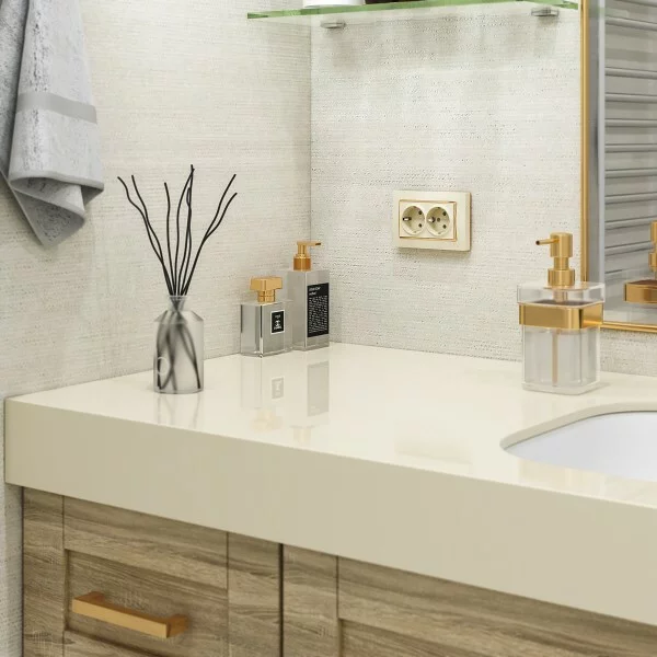 Werkel W1172003  Розетка двойная с заземлением (слоновая кость)