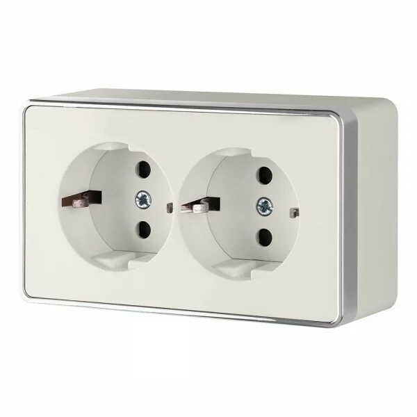 Werkel W5072103  Розетка двойная с заземлением Gallant (слоновая кость)