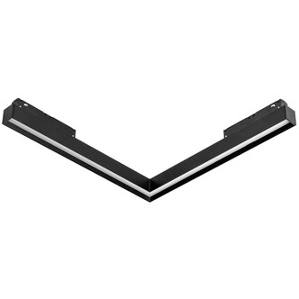 LIGHTSTAR 259447 Светильник 48V угловой д трека UNO LED 24W 1600LM 90G ANTIGLARE ЧЕРНЫЙ МАТОВЫЙ 4000
