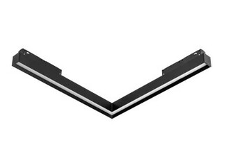 LIGHTSTAR 259437 Светильник 48V угловой д трека UNO LED 24W 1600LM 90G ANTIGLARE ЧЕРНЫЙ МАТОВЫЙ 3000
