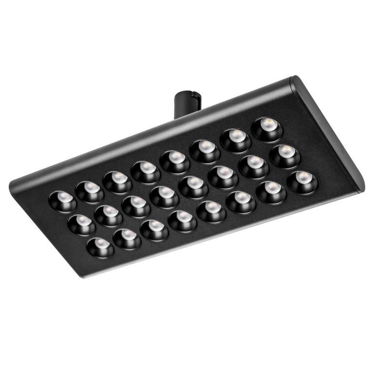 LIGHTSTAR 267637 Светильник 48V д 1-фазн трека DUE LED 24W 1500LM 90G ЧЕРНЫЙ 3000K IP20