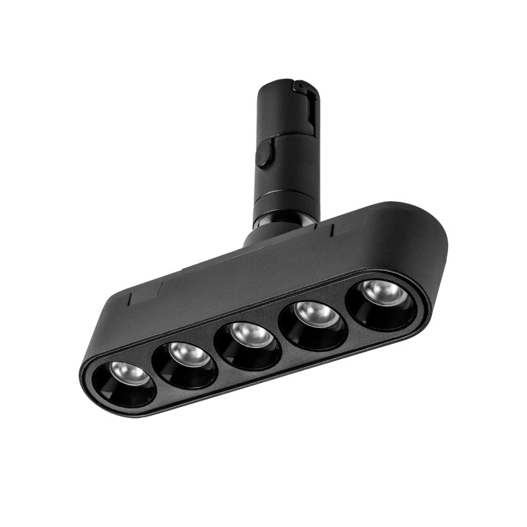 LIGHTSTAR 267437 Светильник 48V д 1-фазн трека DUE LED 5W 220LM 24G ЧЕРНЫЙ 3000K IP20