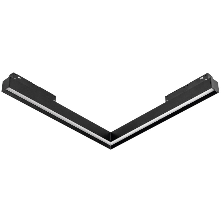 LIGHTSTAR 259447 Светильник 48V угловой д трека UNO LED 24W 1600LM 90G ANTIGLARE ЧЕРНЫЙ МАТОВЫЙ 4000