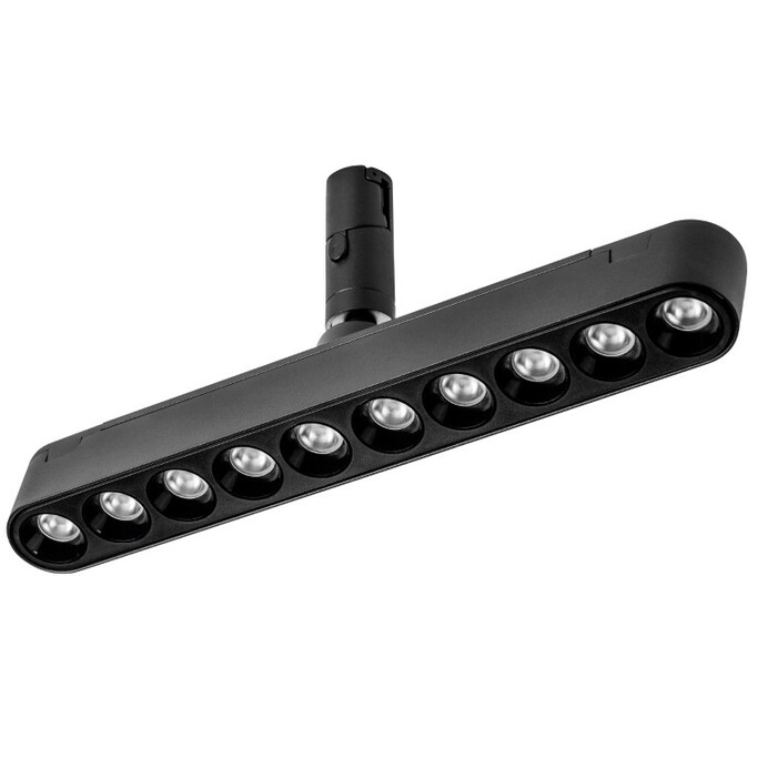 LIGHTSTAR 267537 Светильник 48V д 1-фазн трека DUE LED 10W 430LM 24G ЧЕРНЫЙ 3000K IP20