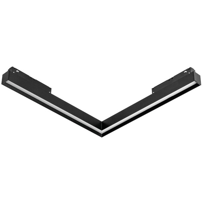 LIGHTSTAR 259447 Светильник 48V угловой д трека UNO LED 24W 1600LM 90G ANTIGLARE ЧЕРНЫЙ МАТОВЫЙ 4000