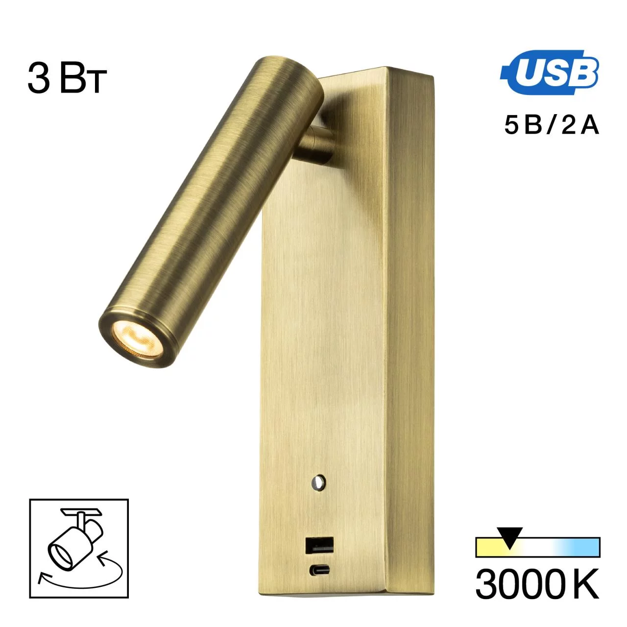 Спот CITILUX Декарт CL704433