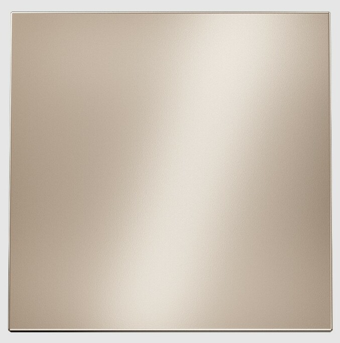 Voltum Клавиша для выключателя переключателя одноклавишного, S70 Metal (платина) VLSM000110