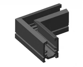 ST065.409.15 Соединитель "потолок-потолок" для накладного шинопровода SUPER5 ST-Luce Черный