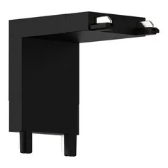 ST067.409.14 Соединитель угловой "поток-стена" SKYFLAT ST-Luce Черный