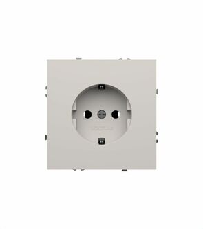 Розетка встраиваемая VOLTUM S70 с заземлением 16А, (белый матовый) VLS040102