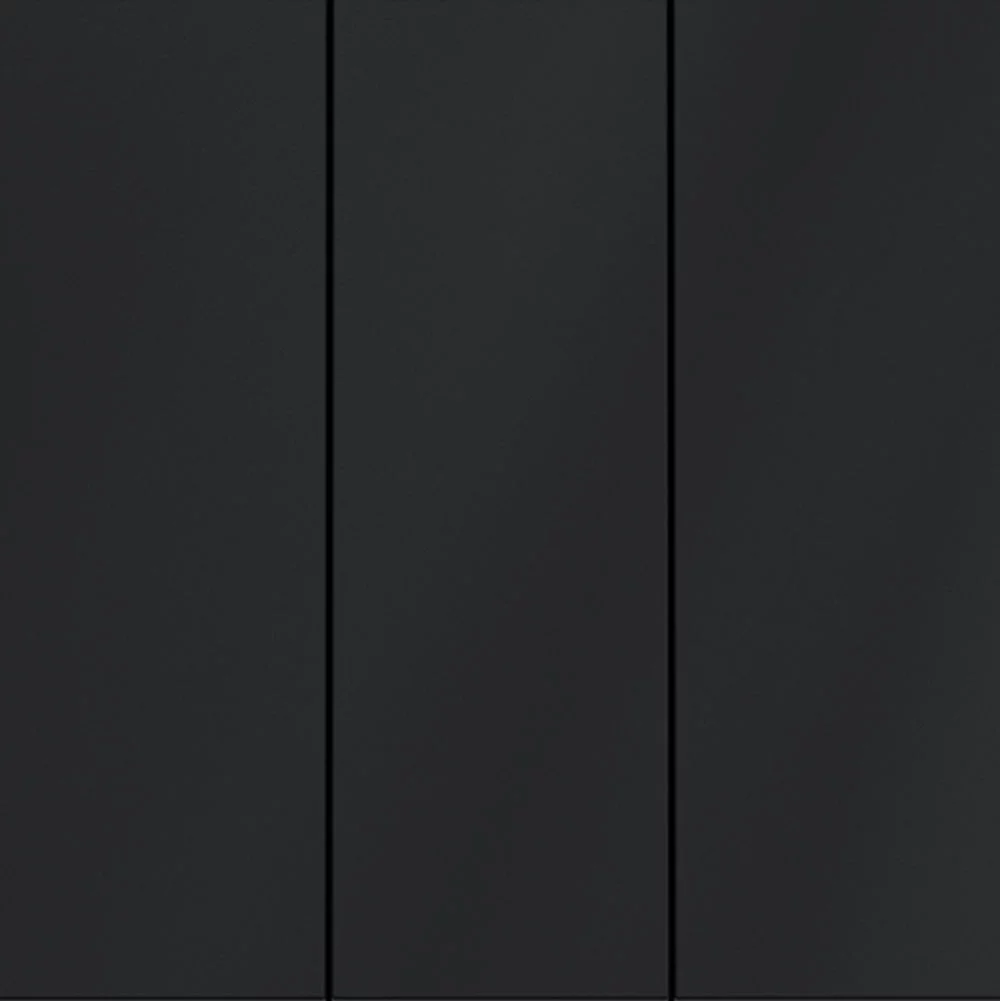 Выключатель встраиваемый VOLTUM S70 трехклавишный 10А, (графит) VLS030107