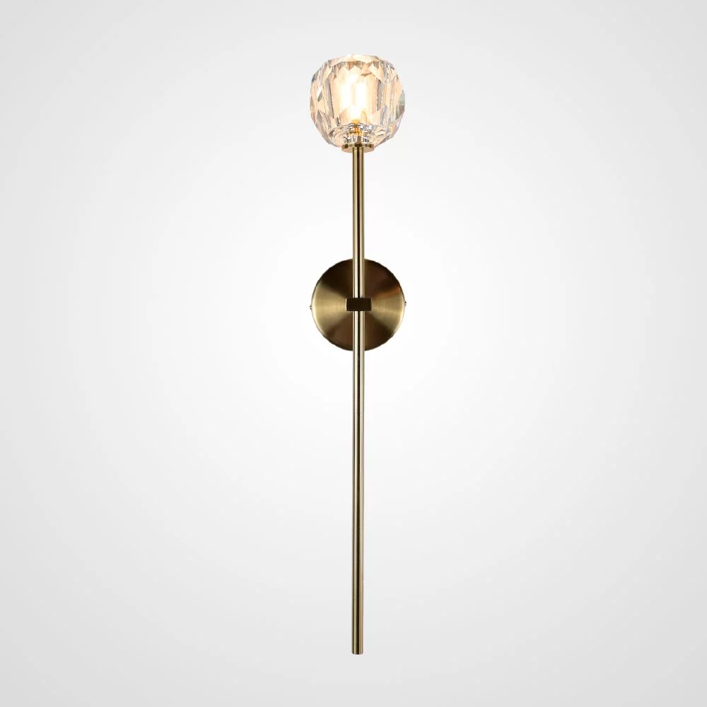 Бра Boule De Cristal Long Sconce Brass By Imperiumloft
