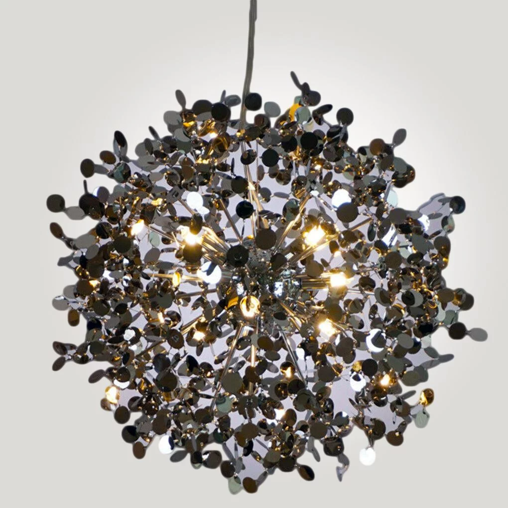 Люстра Tezani Argent Suspension Pendant Lamp 85 Chromium D50 By Imperiumloft