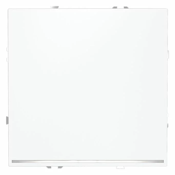 Выключатель встраиваемый VOLTUM S70 одноклавишный с подсветкой 10А, (белый матовый) ЭУИ VLS010202