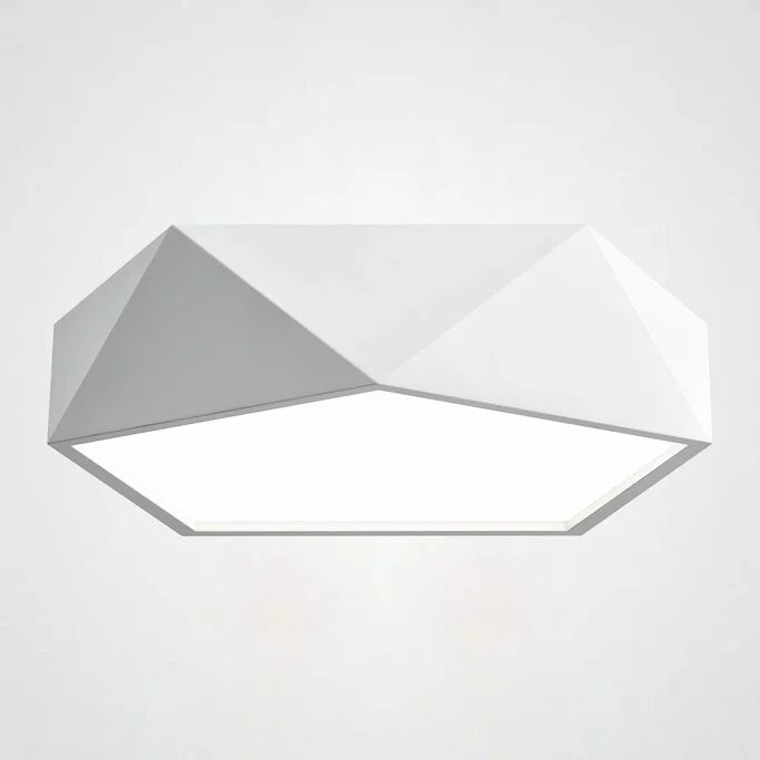 Потолочный Светодиодный Светильник Geometric White D50 By Imperiumloft