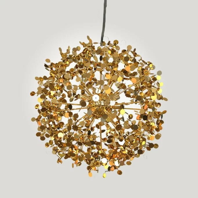 Люстра Tezani Argent Suspension Pendant Lamp 85 Gold D50 By Imperiumloft