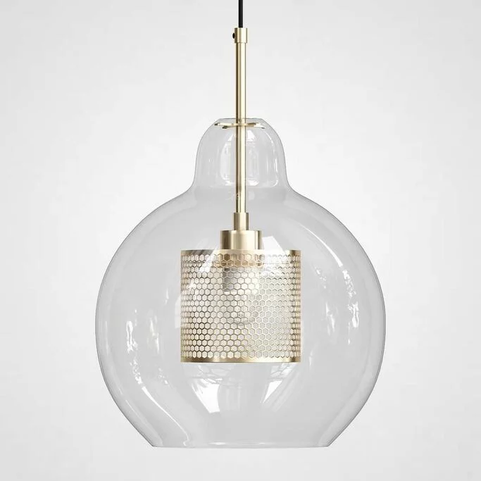 Подвесной Светильник Catch F Pear Brass D30 By Imperiumloft