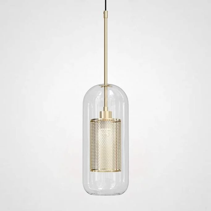 Подвесной Светильник Catch F Cylinder Brass D12 By Imperiumloft