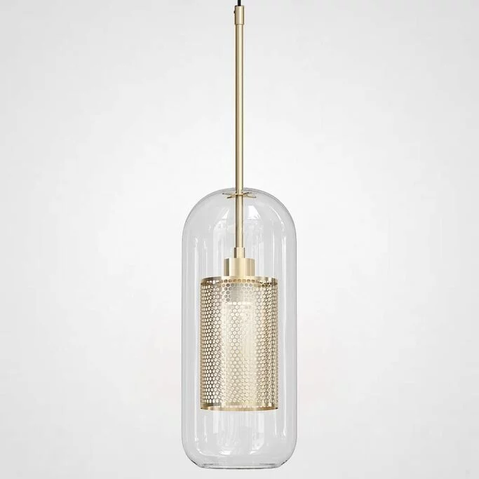 Подвесной Светильник Catch F Cylinder Brass D15 By Imperiumloft