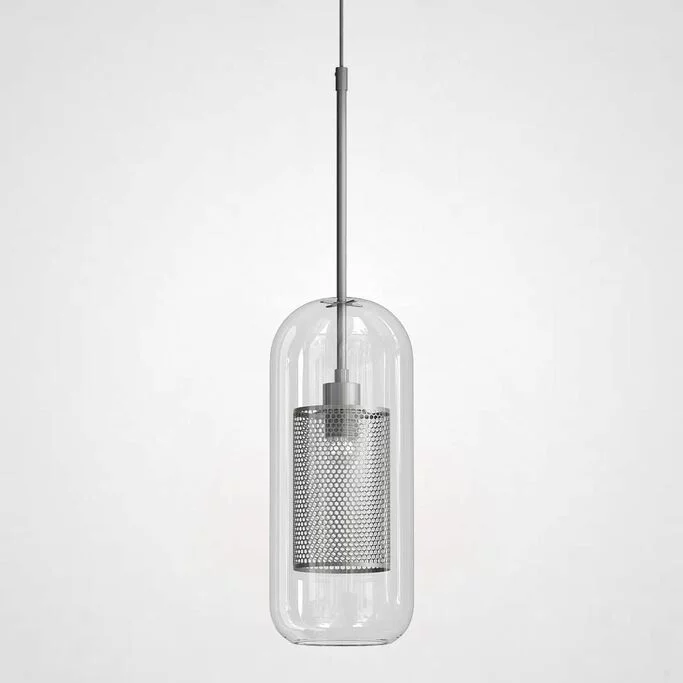 Подвесной Светильник Catch F Cylinder Silver D12 By Imperiumloft
