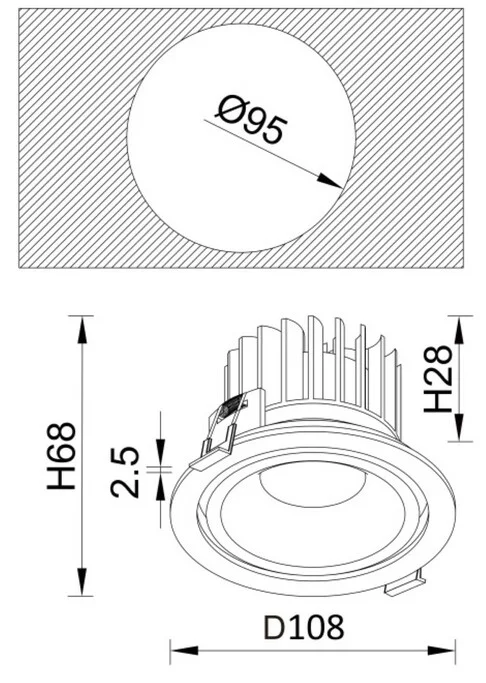 CRYSTAL LUX CLT 005C108 BL