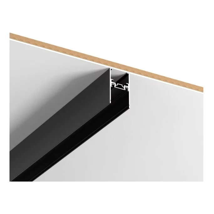 ST068.429.00 Шинопровод SKYFLAT накладной подвесной ST-Luce Черный Длина 2 000мм