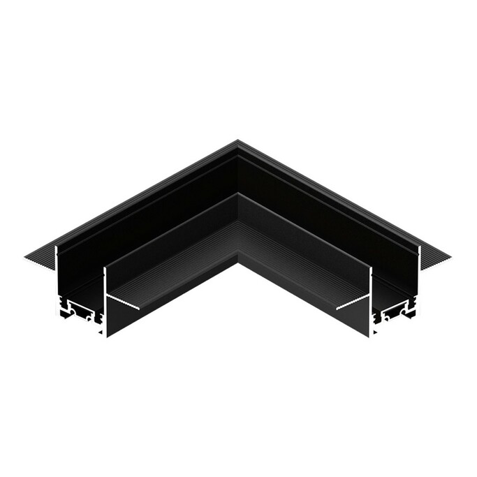 ST069.409.10 Угол-соединитель "потолок-потолок" для встраиваемого шинопровода ST-Luce Черный