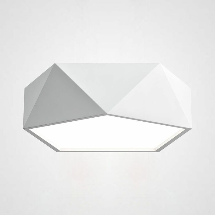 Потолочный Светодиодный Светильник Geometric White D40 By Imperiumloft