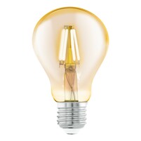 EGLO Лампа светодиодная филаментная A75, 4W (E27), 2200K, 320lm, янтарь