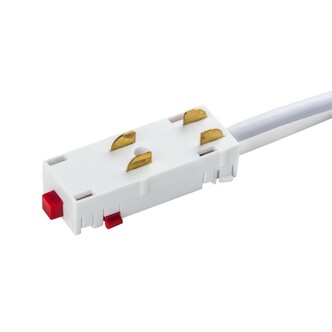 LIGHTSTAR 505116 Питание боковое трековое однофазное TETA БЕЛЫЙ для PRO