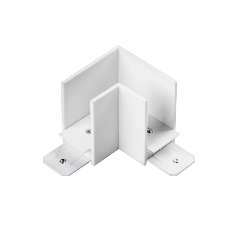 LIGHTSTAR 505126 Соединитель трековый однофазный TETA L-образный БЕЛЫЙ для PRO