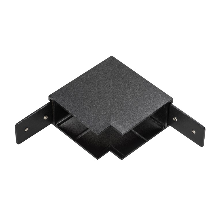 LIGHTSTAR 505137 Соединитель трековый однофазный на стену TETA L-образный ЧЕРНЫЙ для PRO