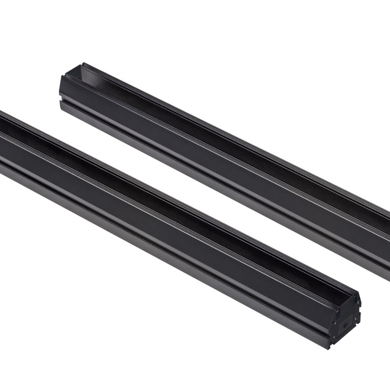 LIGHTSTAR 505197 Трек д натяжного потолка TETA 2м ЧЕРНЫЙ для PRO