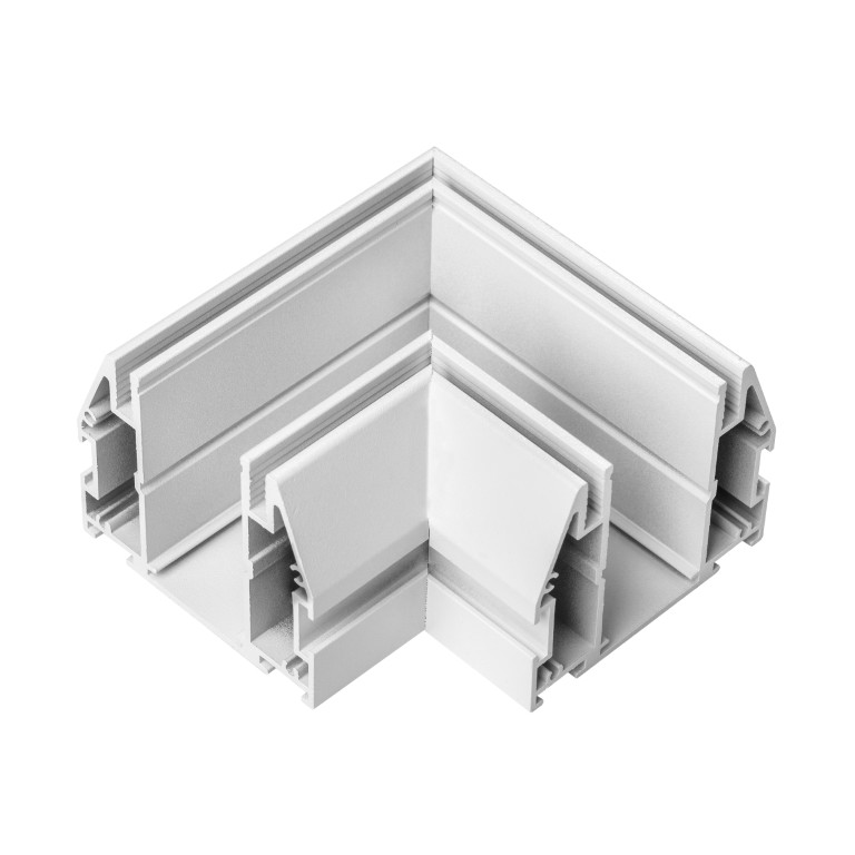 LIGHTSTAR 505206 Соединитель L-образный д натяжного потолка д 2-контактного трека 505ххх TETA БЕЛЫЙ 