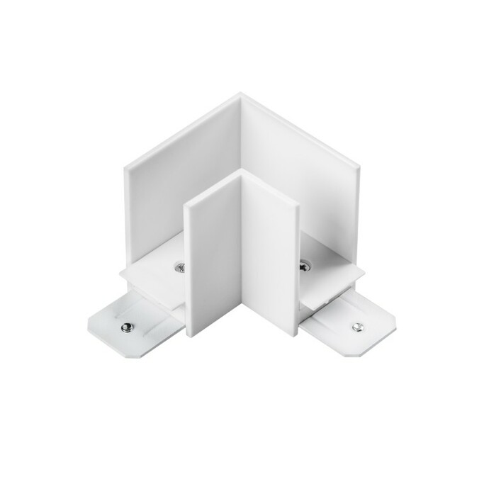 LIGHTSTAR 505126 Соединитель трековый однофазный TETA L-образный БЕЛЫЙ для PRO