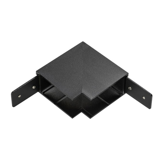 LIGHTSTAR 505137 Соединитель трековый однофазный на стену TETA L-образный ЧЕРНЫЙ для PRO