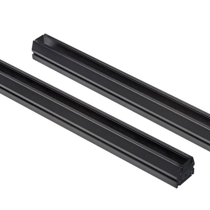 LIGHTSTAR 505197 Трек д натяжного потолка TETA 2м ЧЕРНЫЙ для PRO